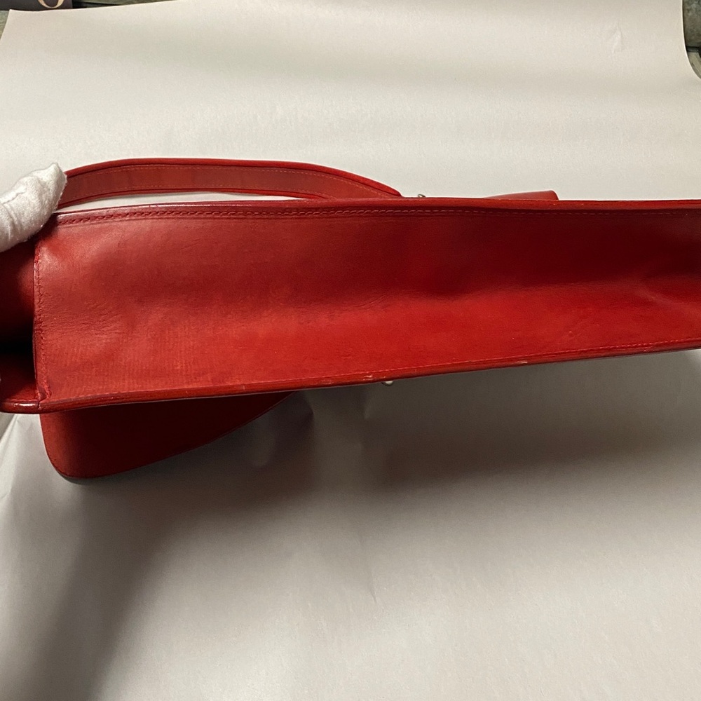NWOT Dooney & Bourke ALTO RED Leather Messenger 15” x 10” x 4” Made in Italy🇮🇹 - Picture 15 of 16